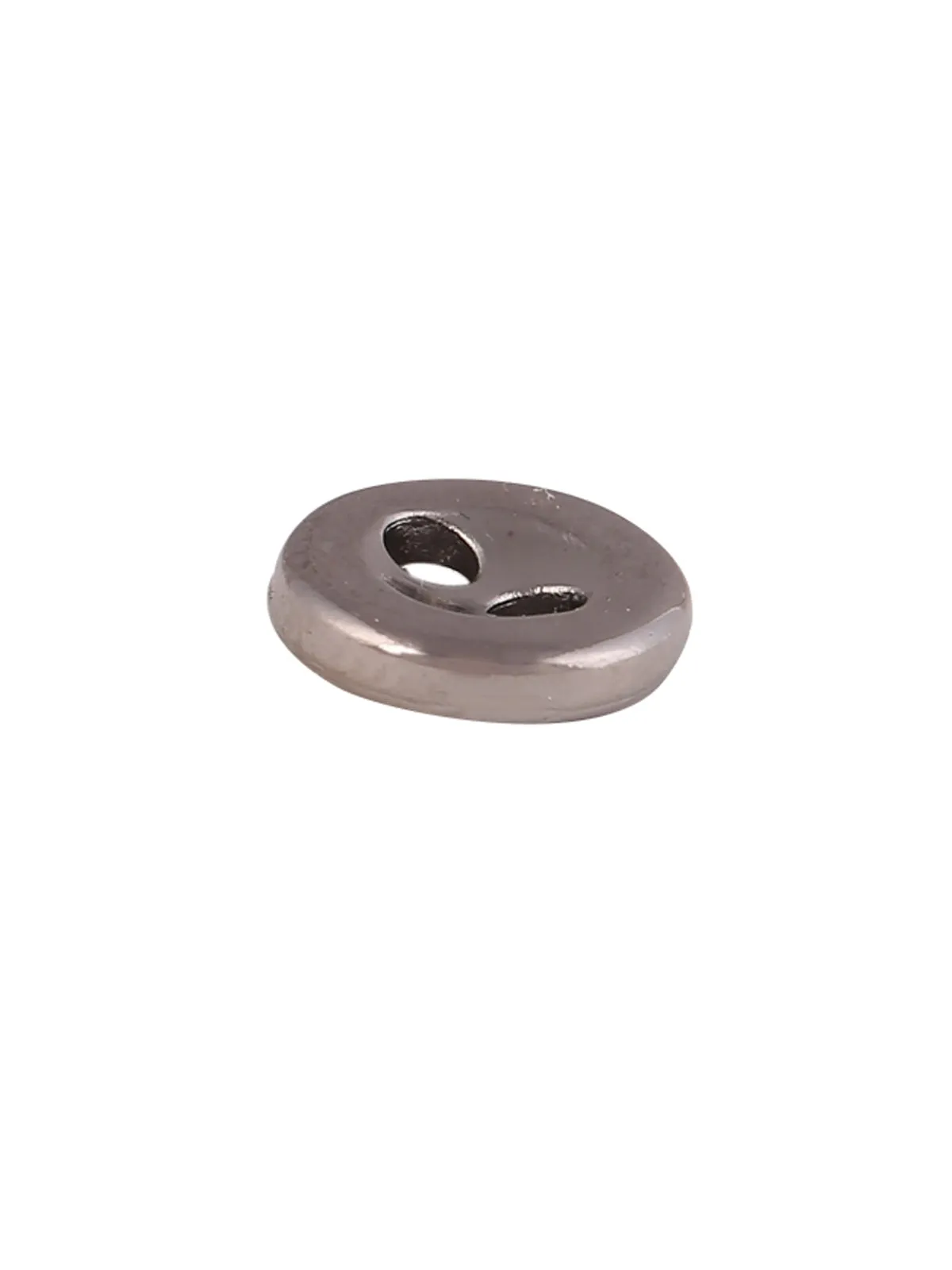Hollow Round Shape Small Size Rounded Rim Metal Button