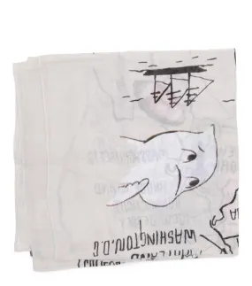Human Made Big Bandana Stole White