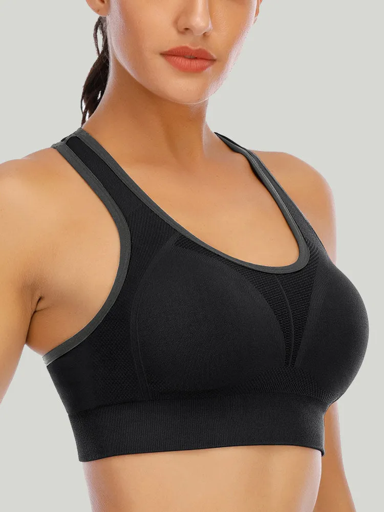 IUGA 1 Pack High Impact Racerback Sports Bra