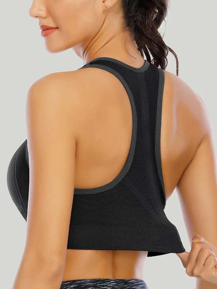 IUGA 1 Pack High Impact Racerback Sports Bra