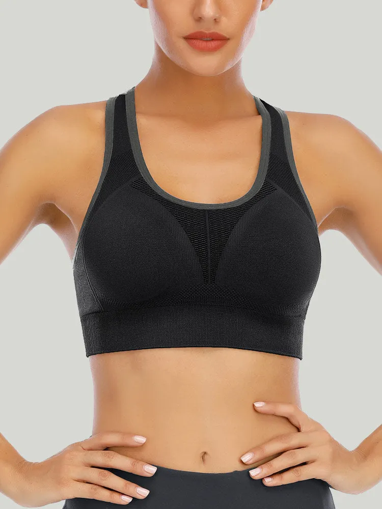 IUGA 1 Pack High Impact Racerback Sports Bra