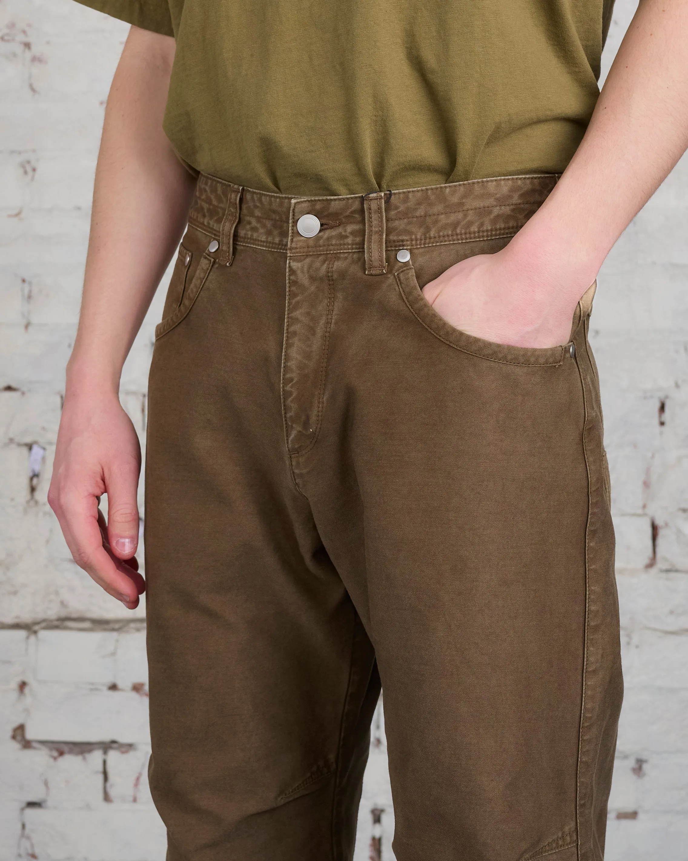 John Elliott Emilio Work Pant Brown