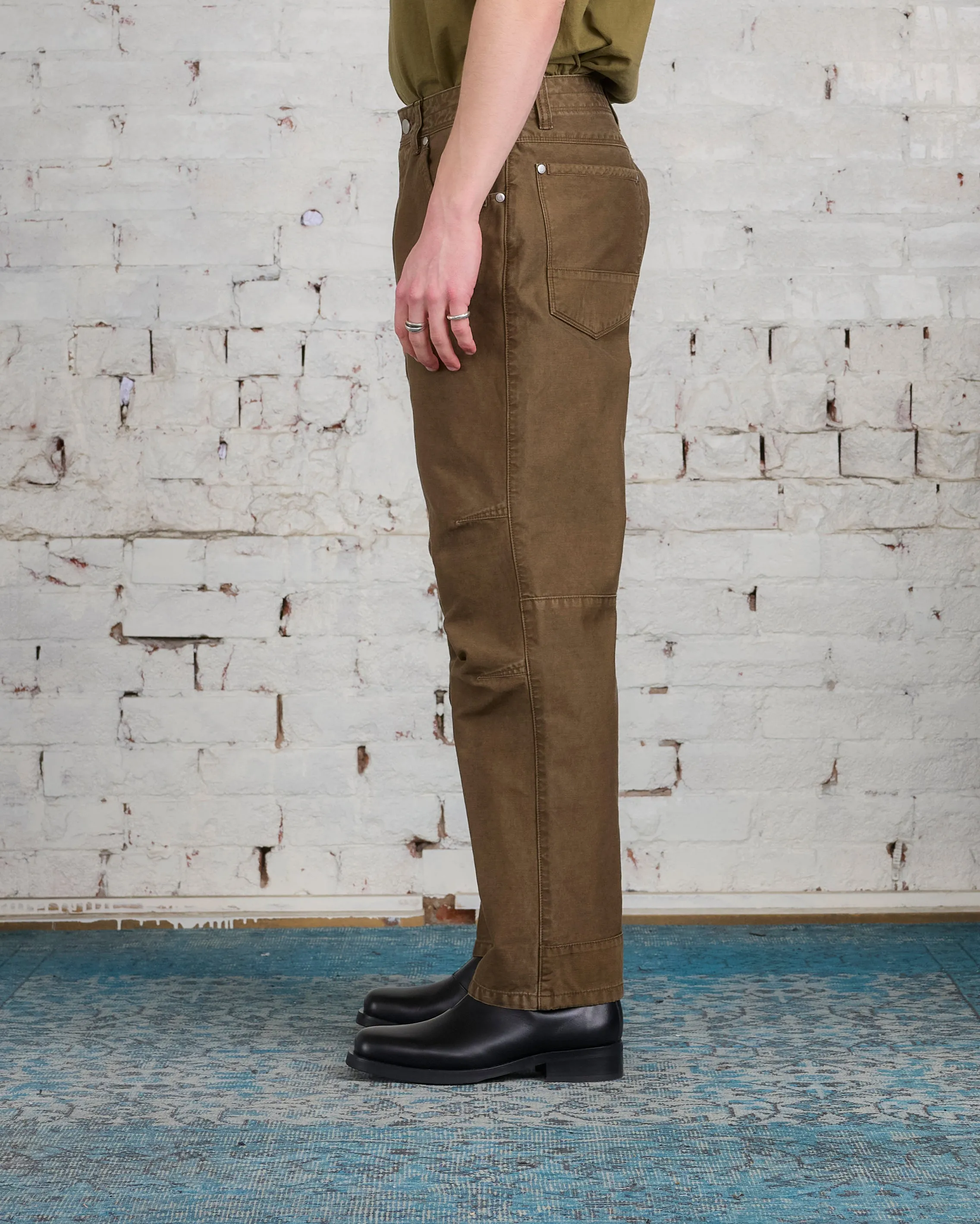 John Elliott Emilio Work Pant Brown