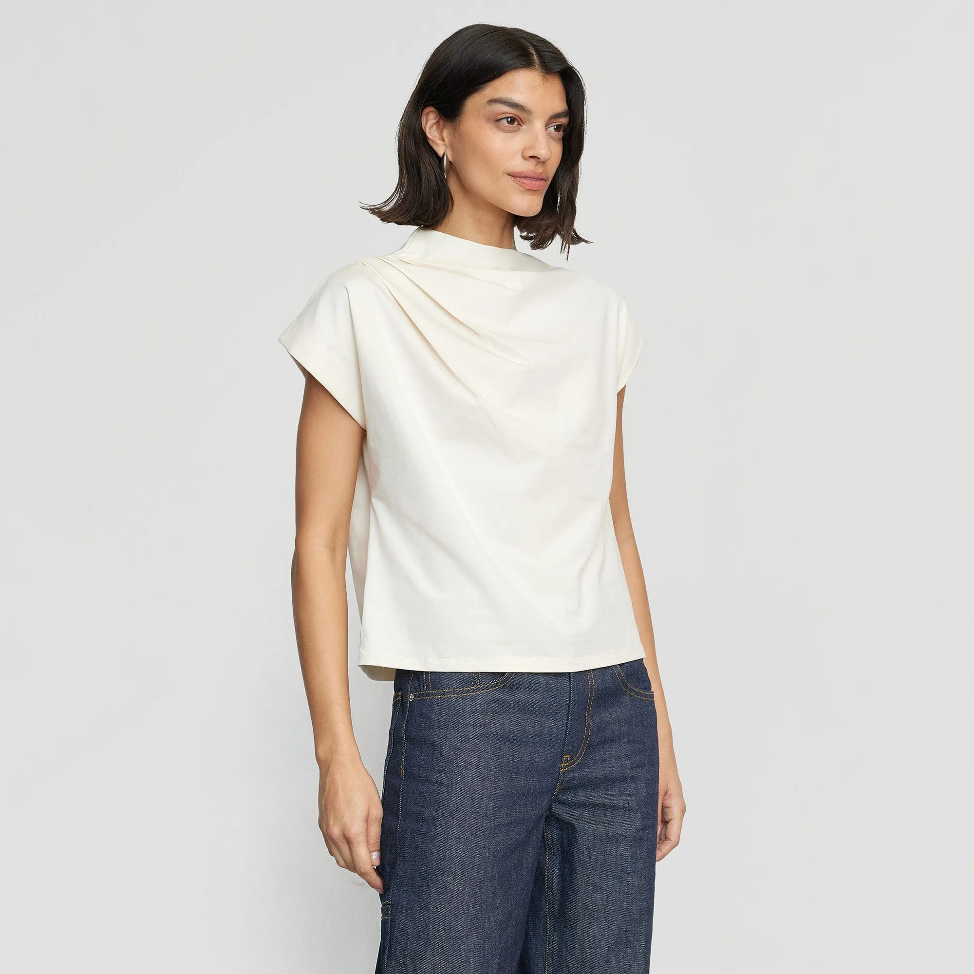 Kenny Asymmetric-Neck Tee