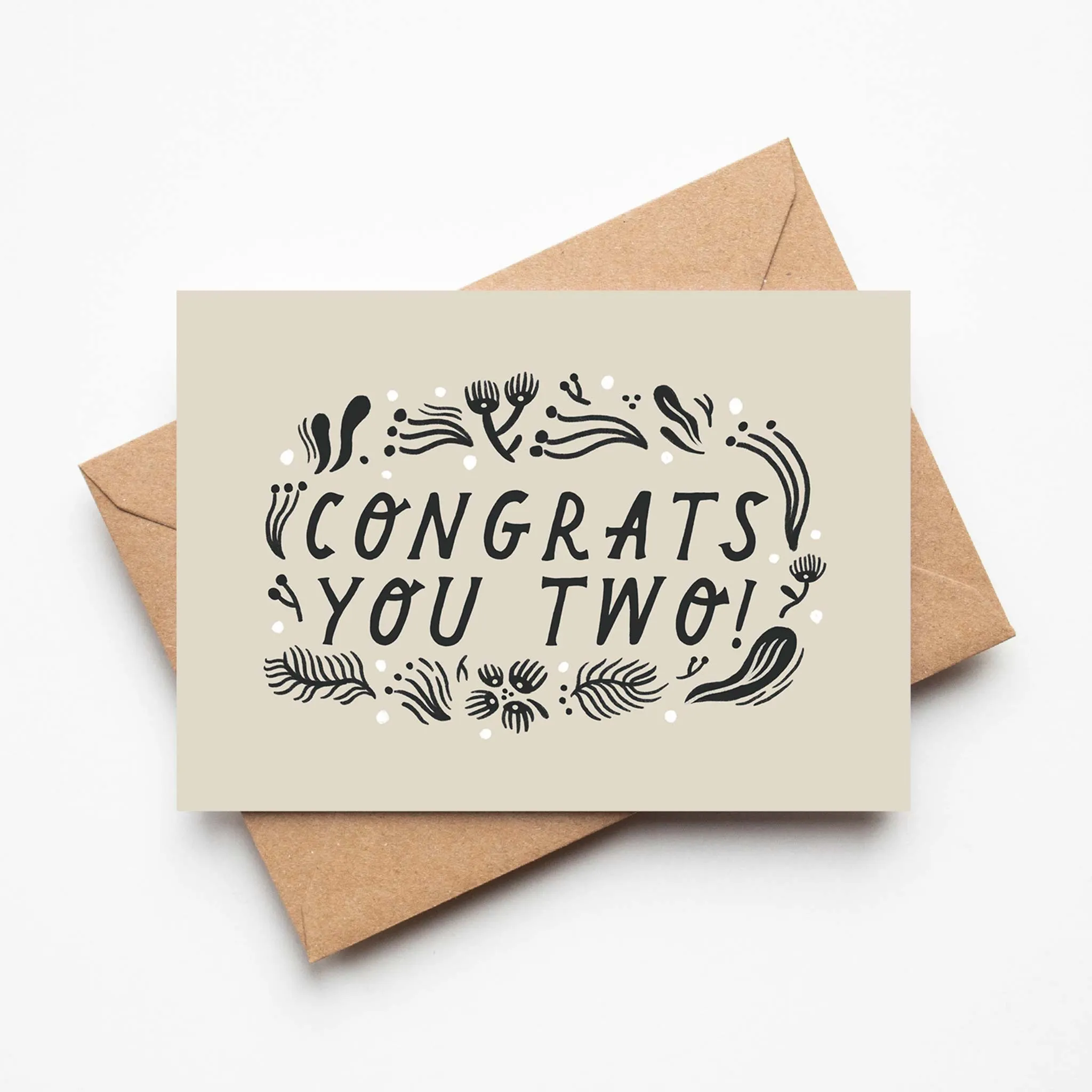 Lauren Marina 'Congrats You Two' Card