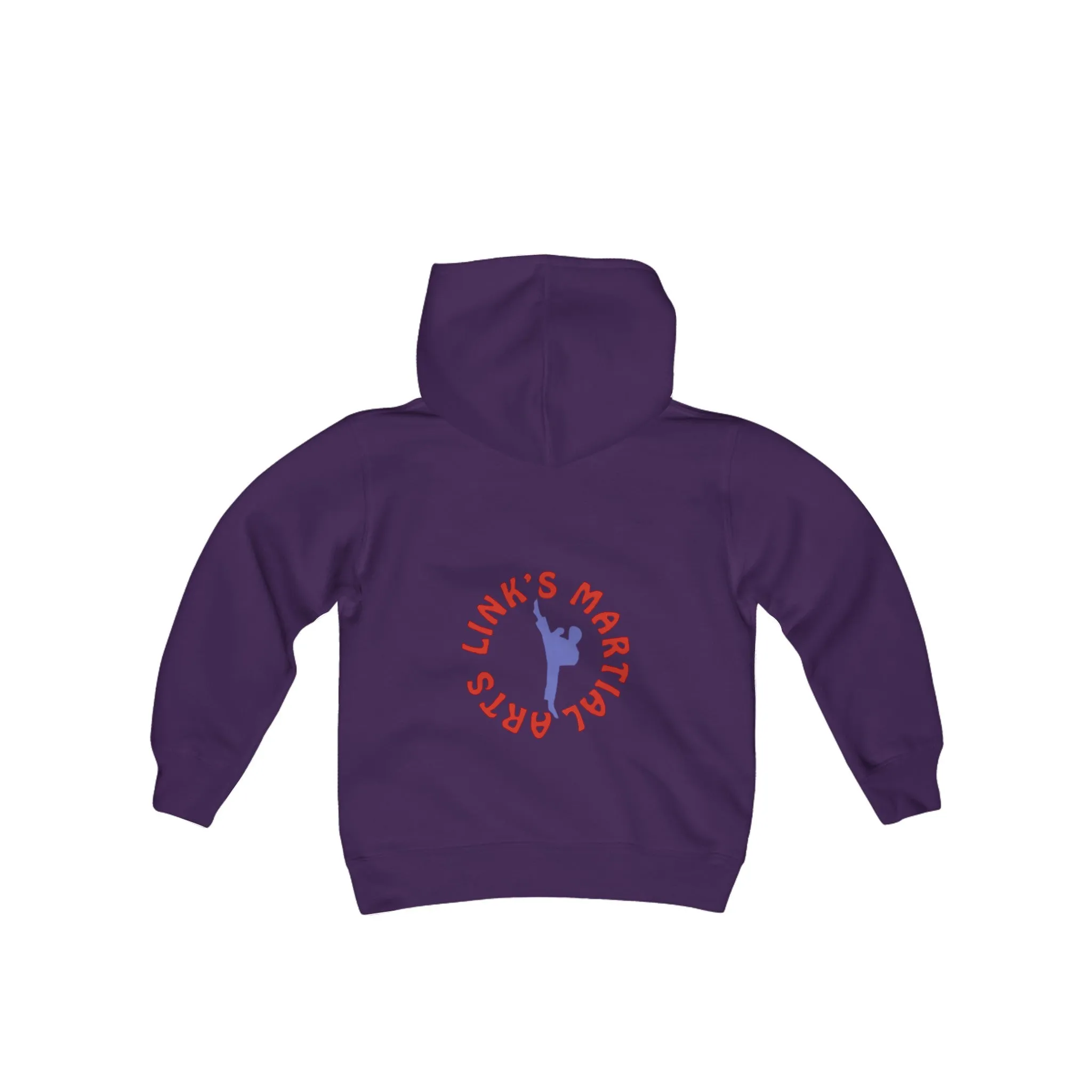 Link's Martial Arts Logo Youth Heavy Blend Hooded Sweatshirt