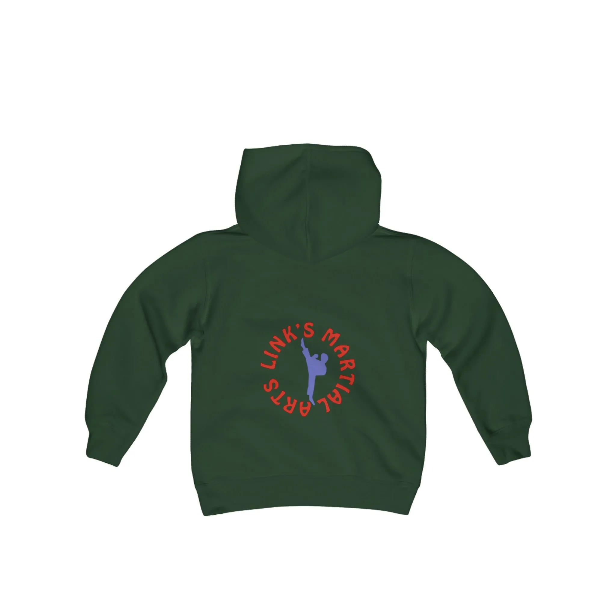 Link's Martial Arts Logo Youth Heavy Blend Hooded Sweatshirt