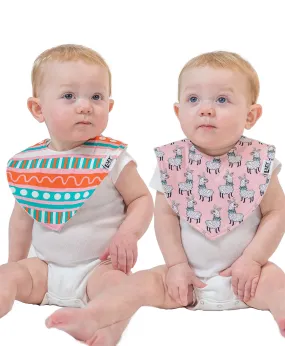 Llama 2 Pack Infant Bandana Bib