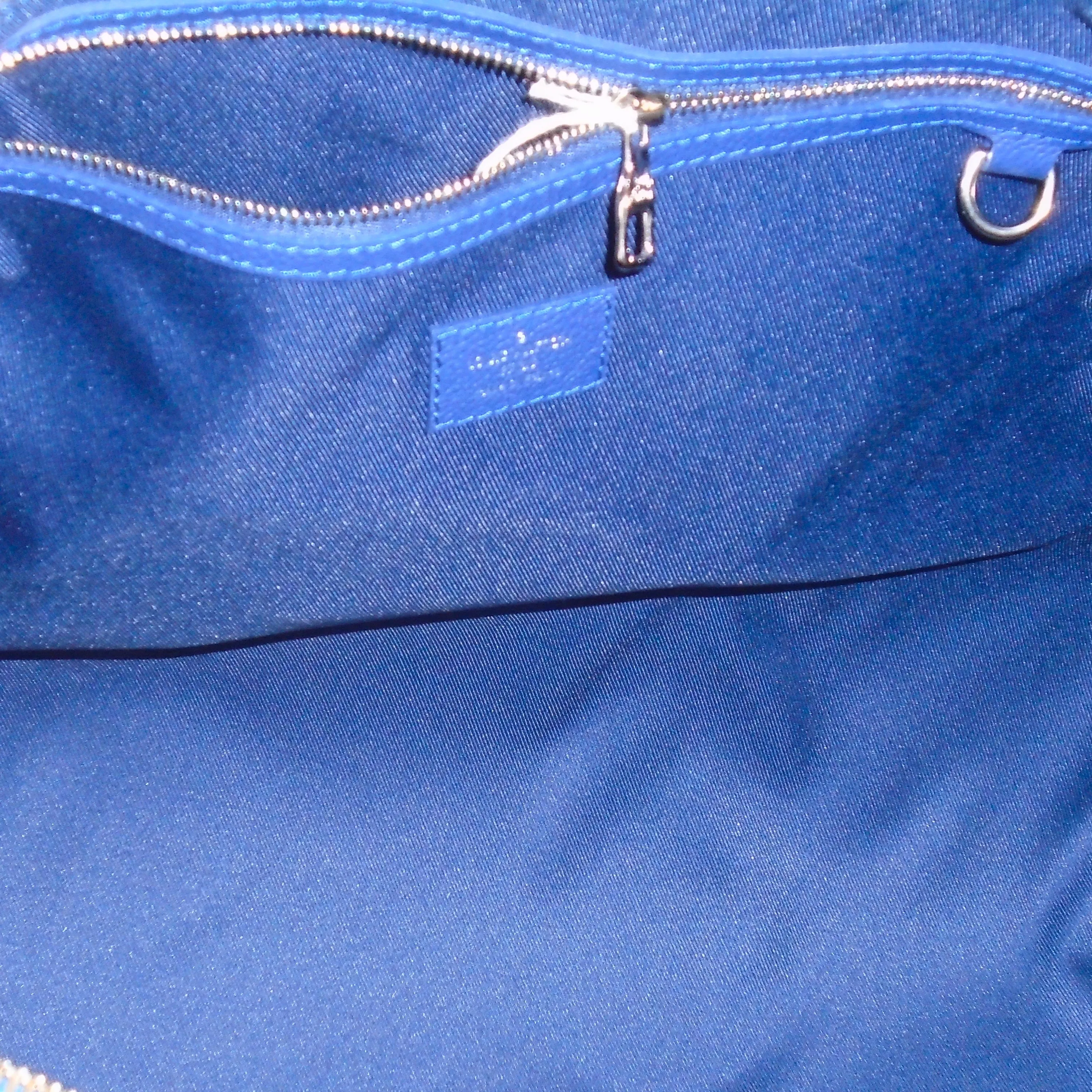 Louis Vuitton Vintage Keepall #50 Blue Bandana