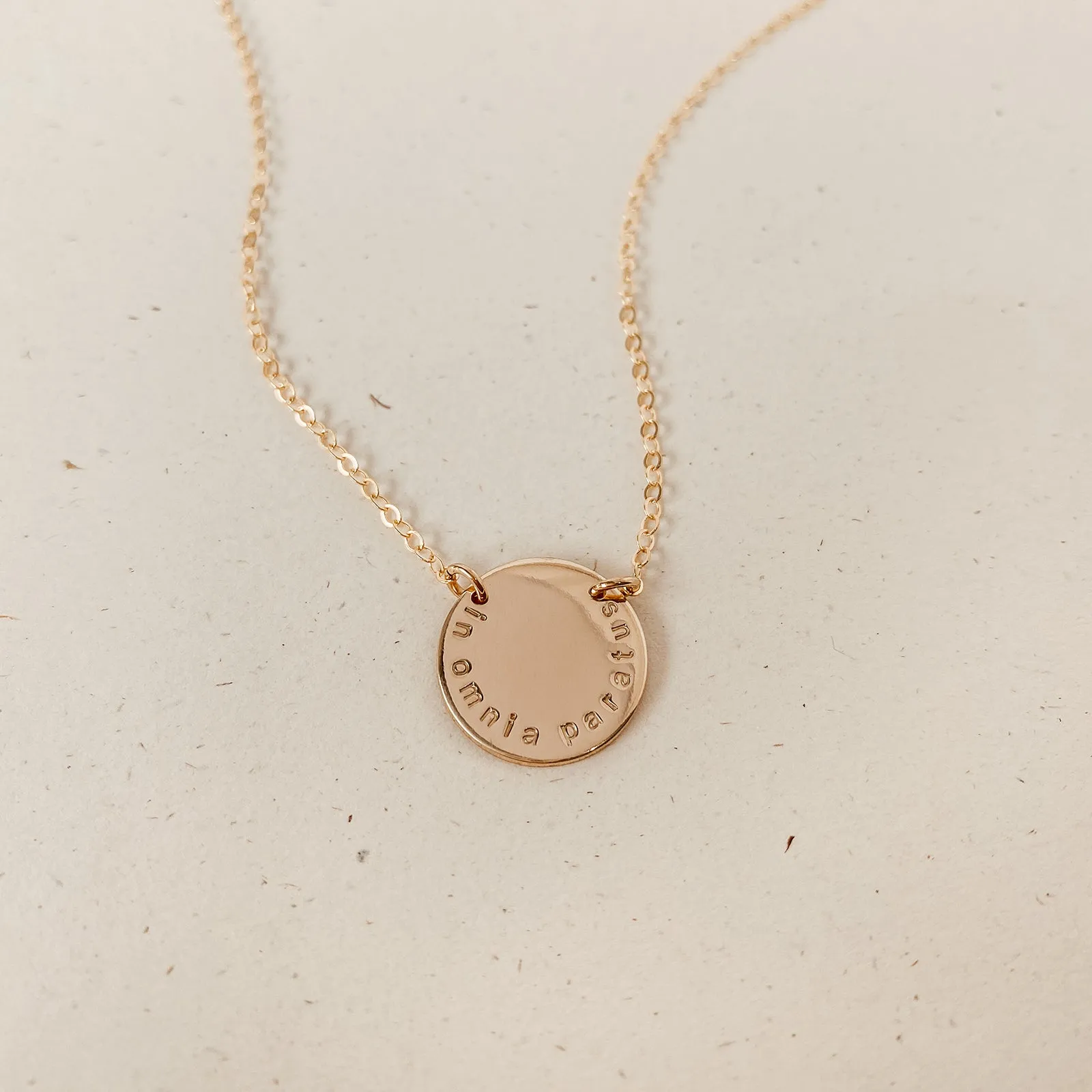 Milan • Large Pendant Double Hole Necklace