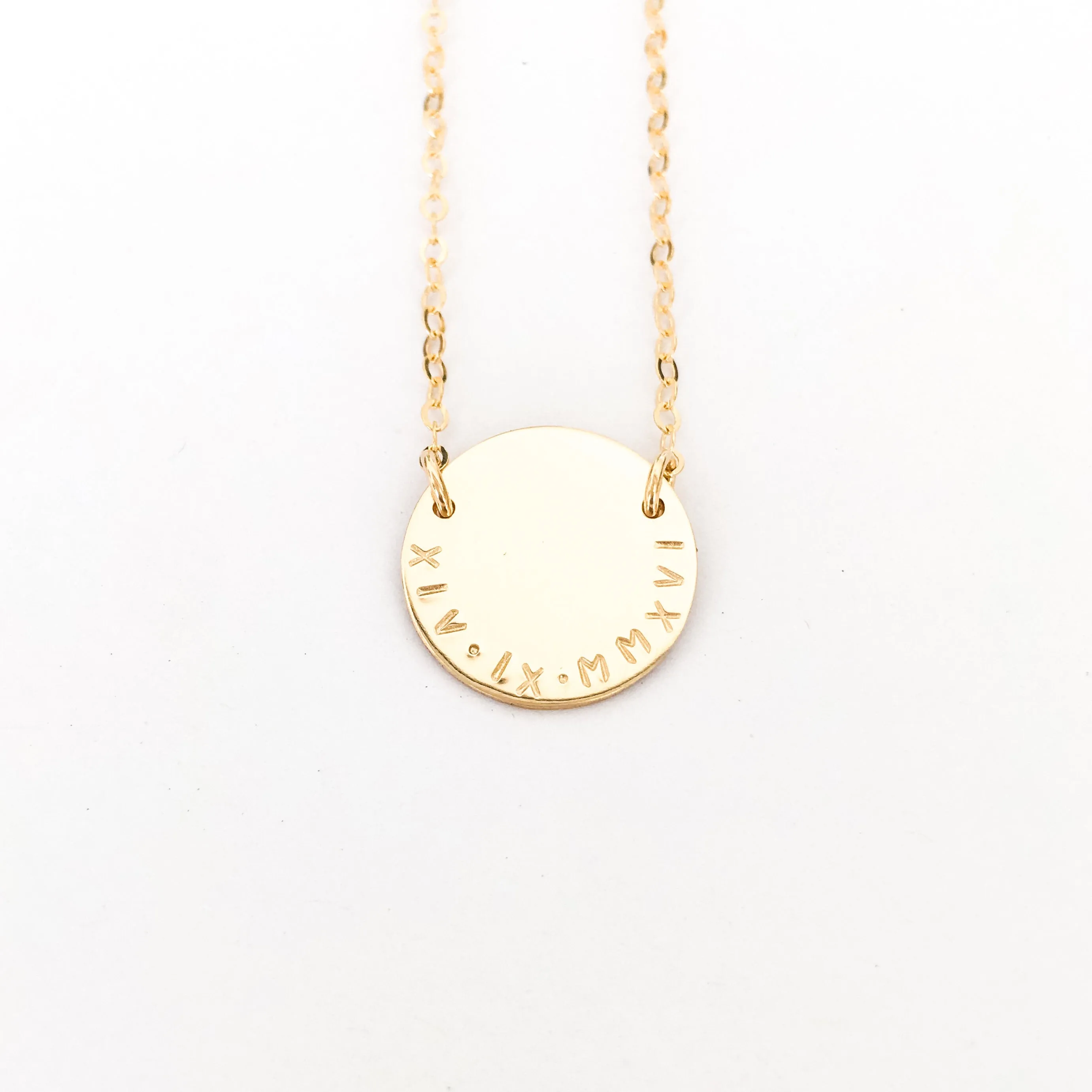 Milan • Large Pendant Double Hole Necklace