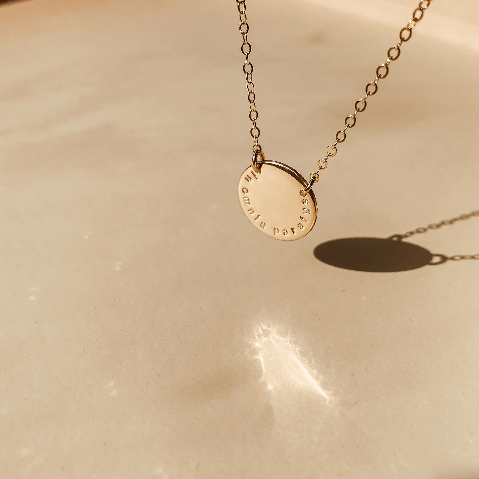 Milan • Large Pendant Double Hole Necklace