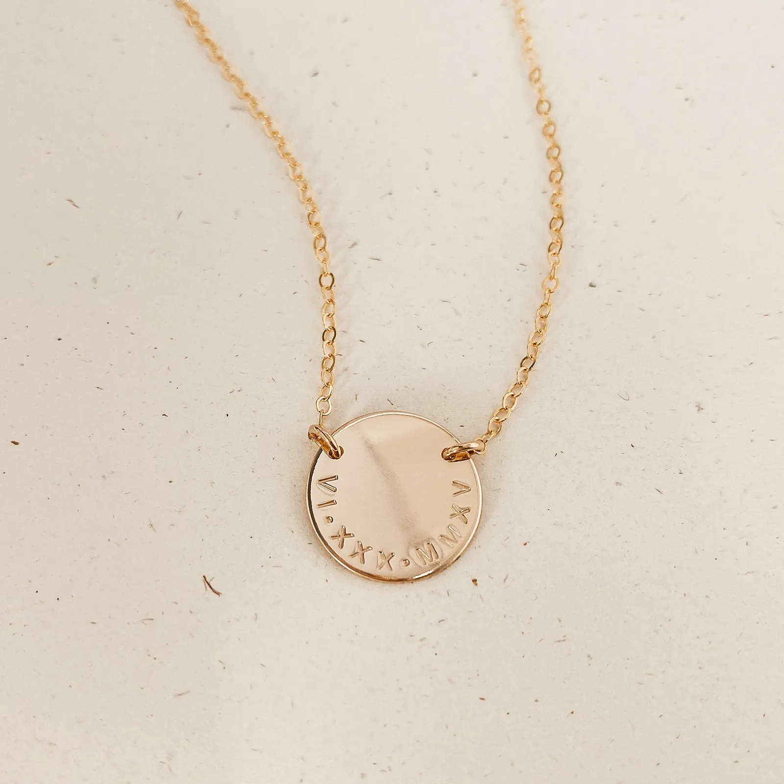 Milan • Large Pendant Double Hole Necklace