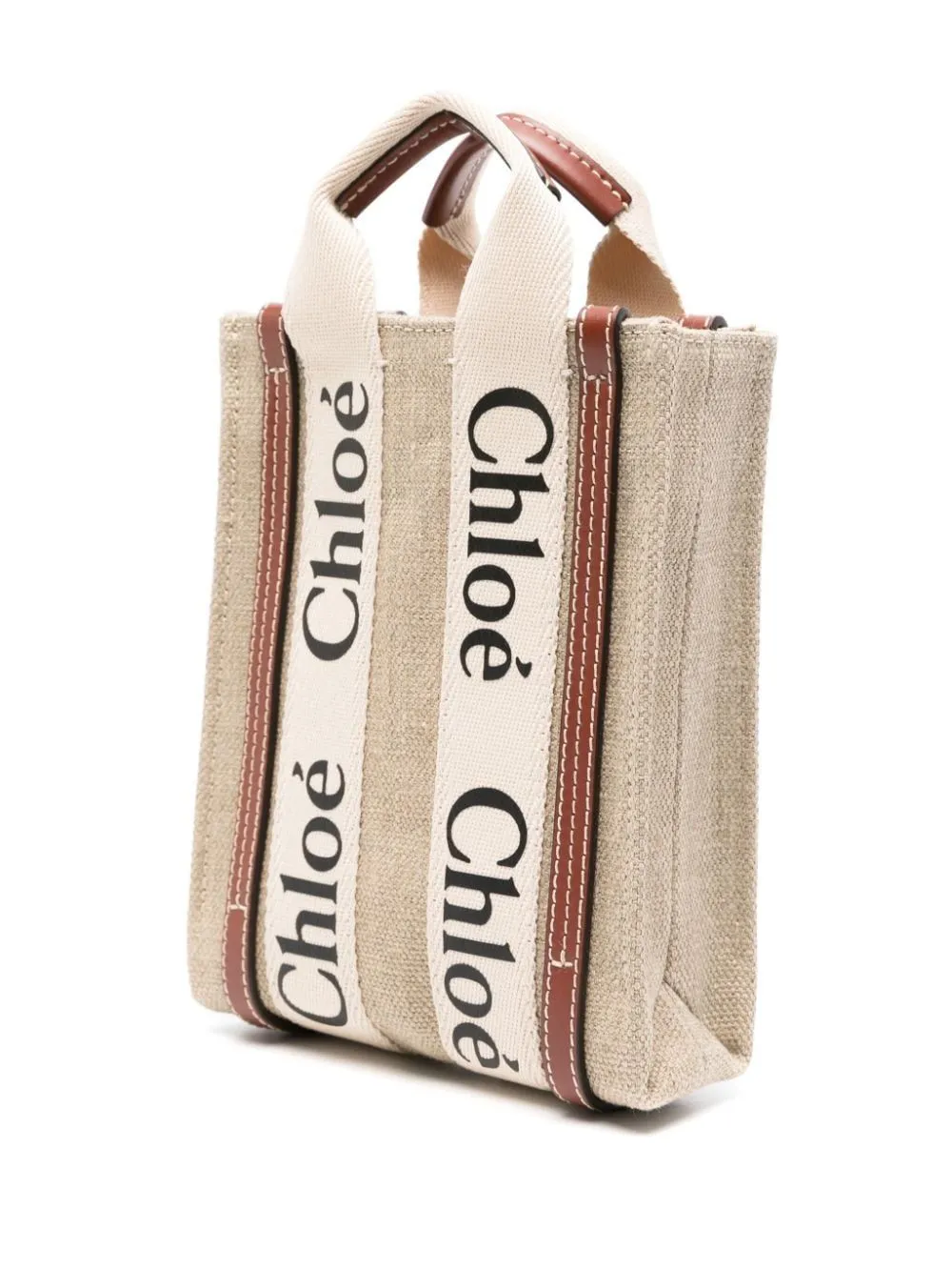 Mini Woody North South Tote Bag