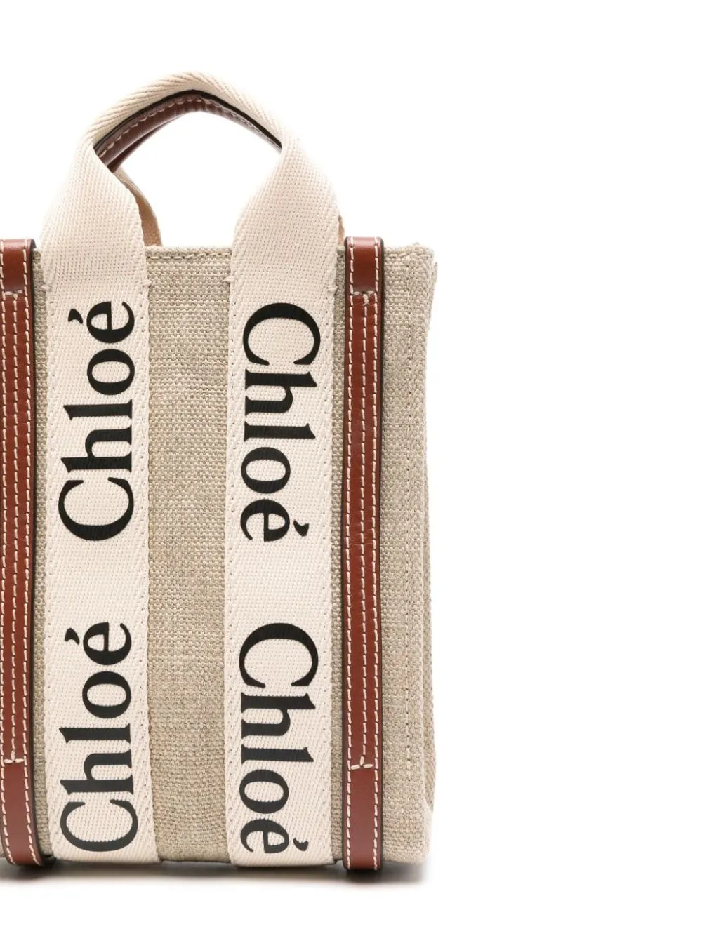 Mini Woody North South Tote Bag