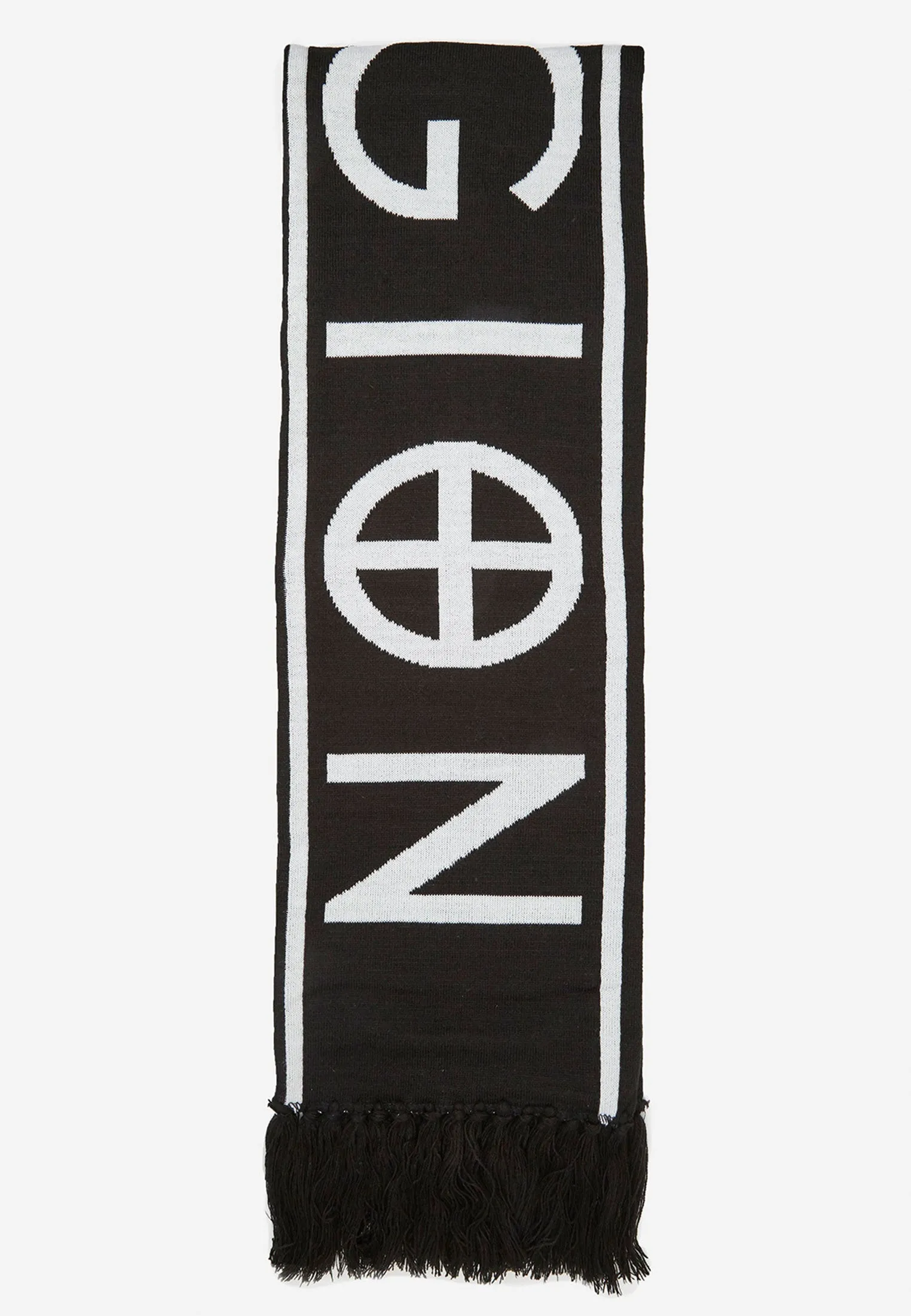 MIYAN KNIT SCARF WITH TASSLES