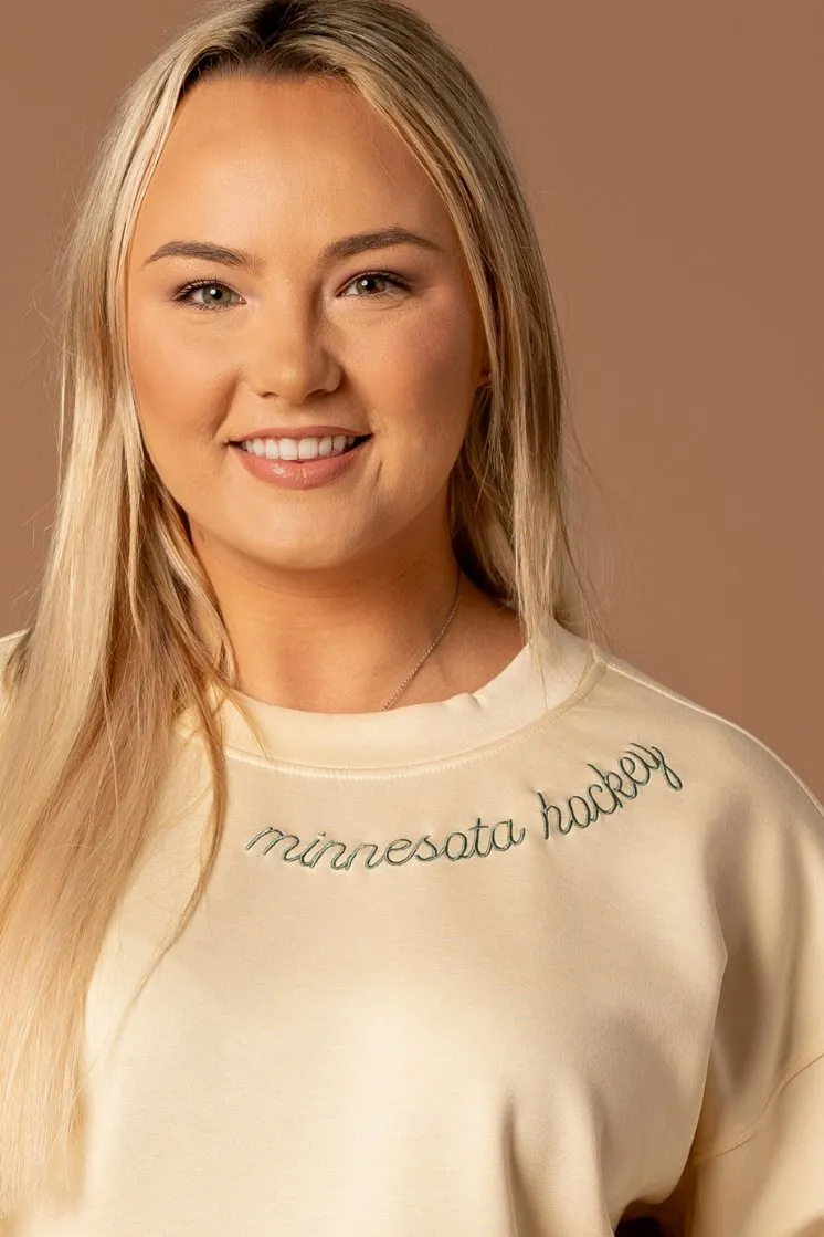 MN Hockey Embroidered Crew