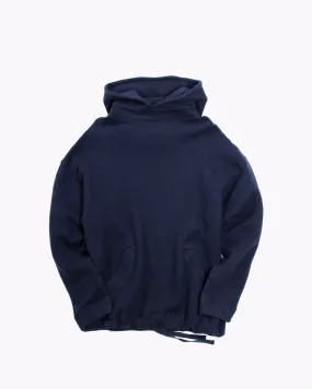 Mock Hoodie Fleece - Navy