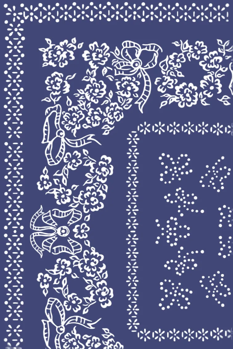 Orvette Silk Paisley Bandana-MOONLIGHT INDIGO