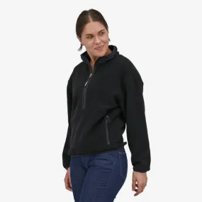 PATAGONIA WOMENS SYNCHILLA FLEECE MARSUPIAL - BLACK