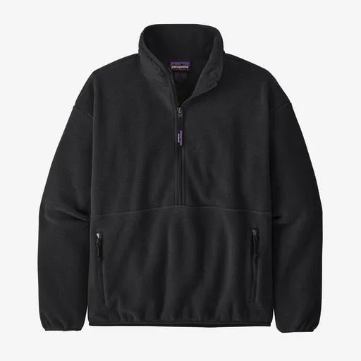 PATAGONIA WOMENS SYNCHILLA FLEECE MARSUPIAL - BLACK