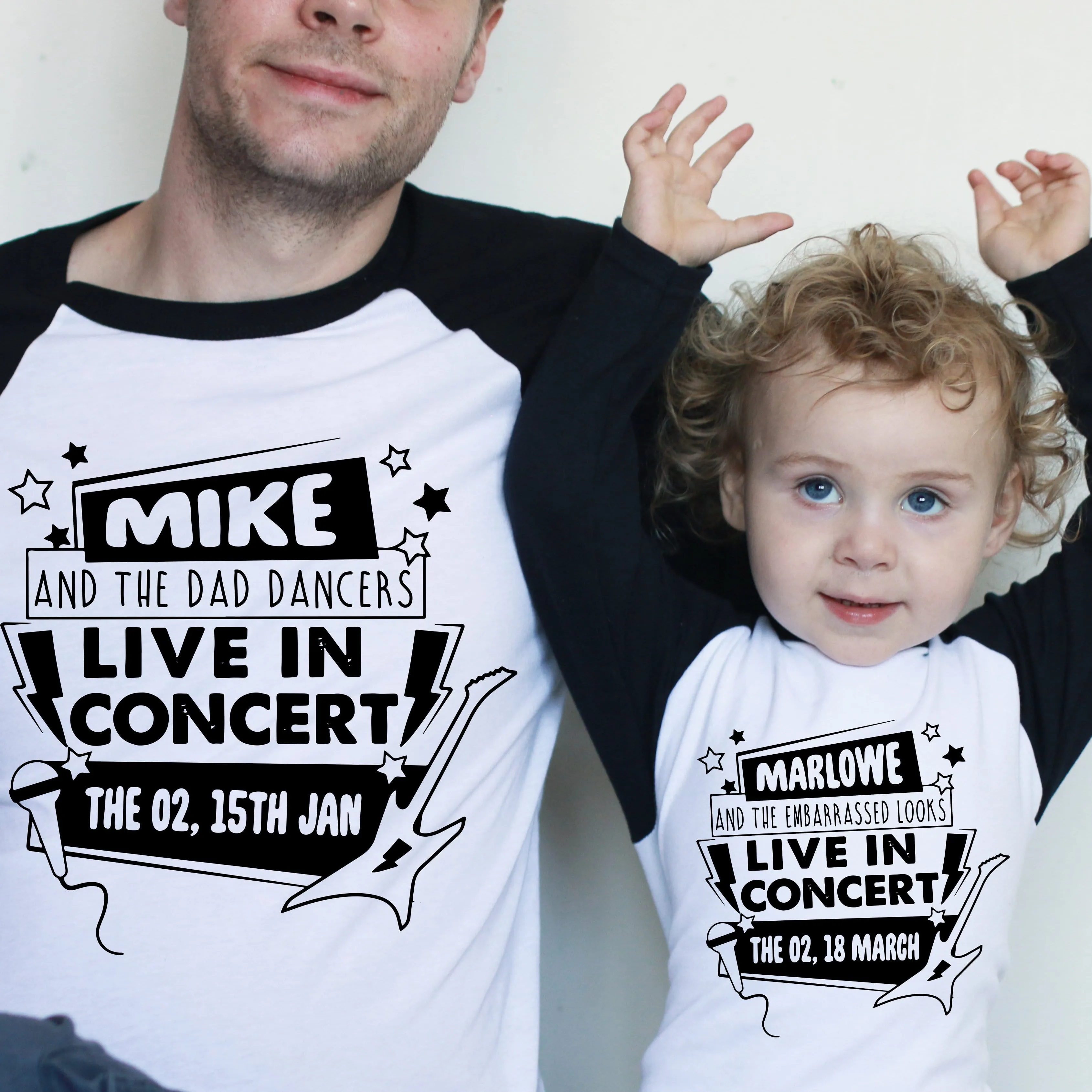 Personalised Daddy and me Concert Set