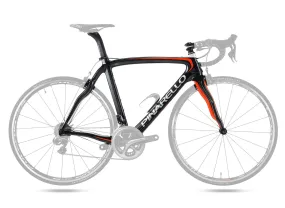 Pinarello Prince Carbon Fiber Frameset - Black / Orange
