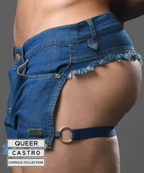 Queer Castro Capsule Stretch Exposed Shorts