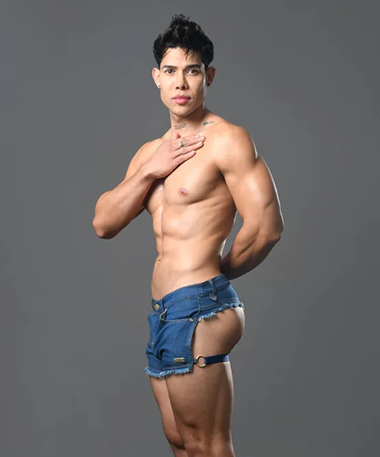 Queer Castro Capsule Stretch Exposed Shorts