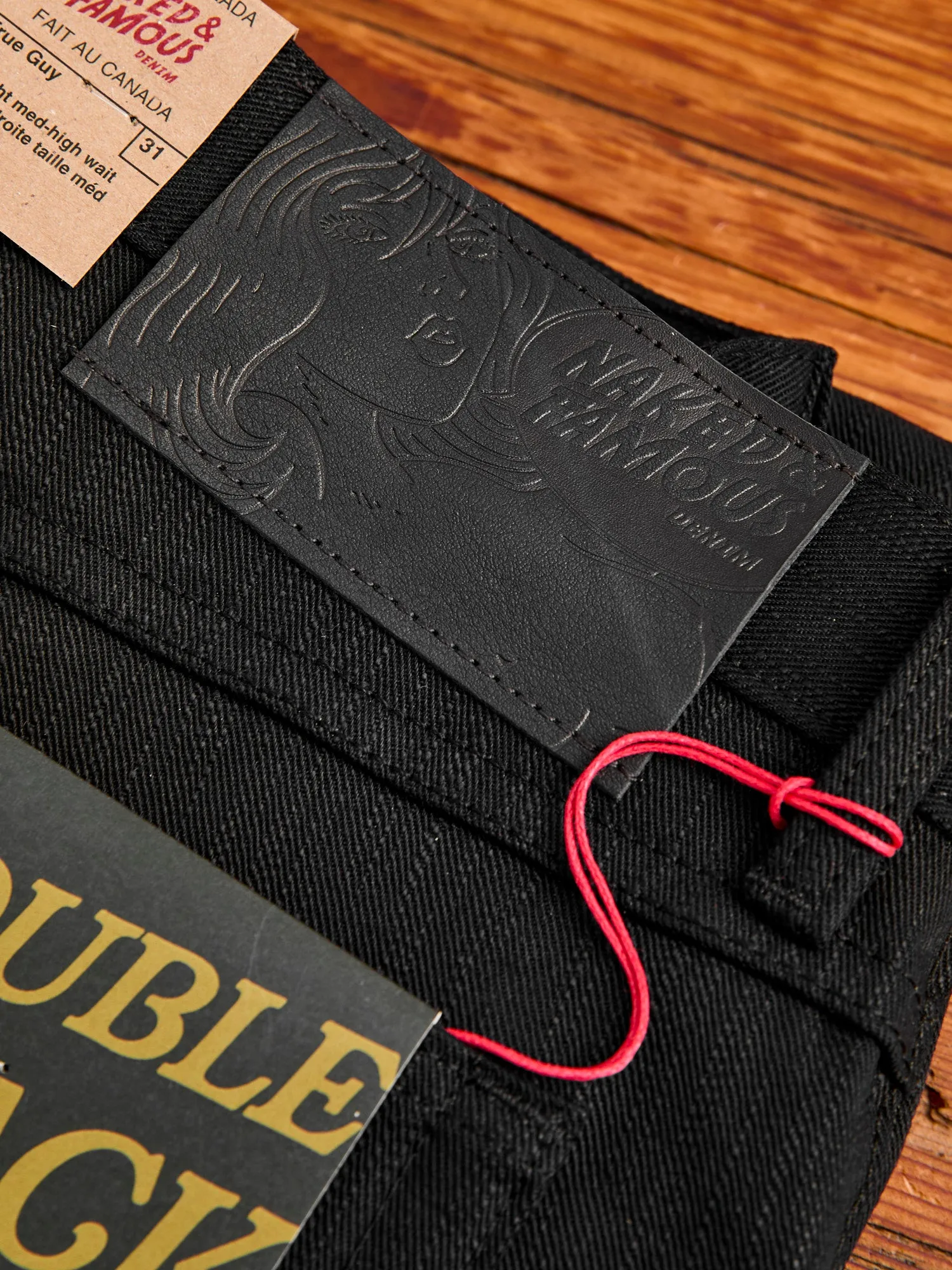 "Anniversary Left Hand Twill - Double Black Edition" 13.75oz Selvedge Denim - True Guy Fit