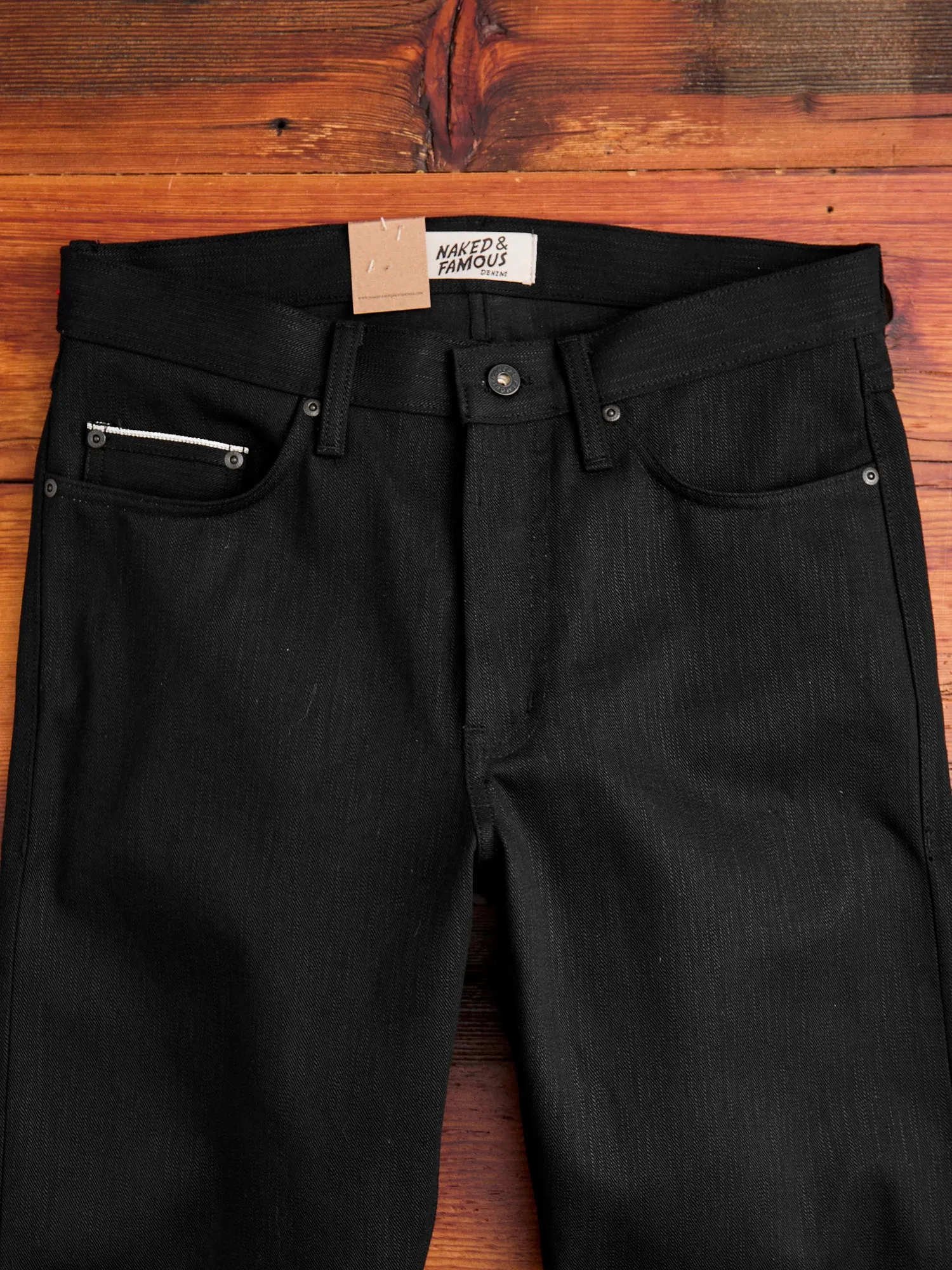 "Anniversary Left Hand Twill - Double Black Edition" 13.75oz Selvedge Denim - True Guy Fit