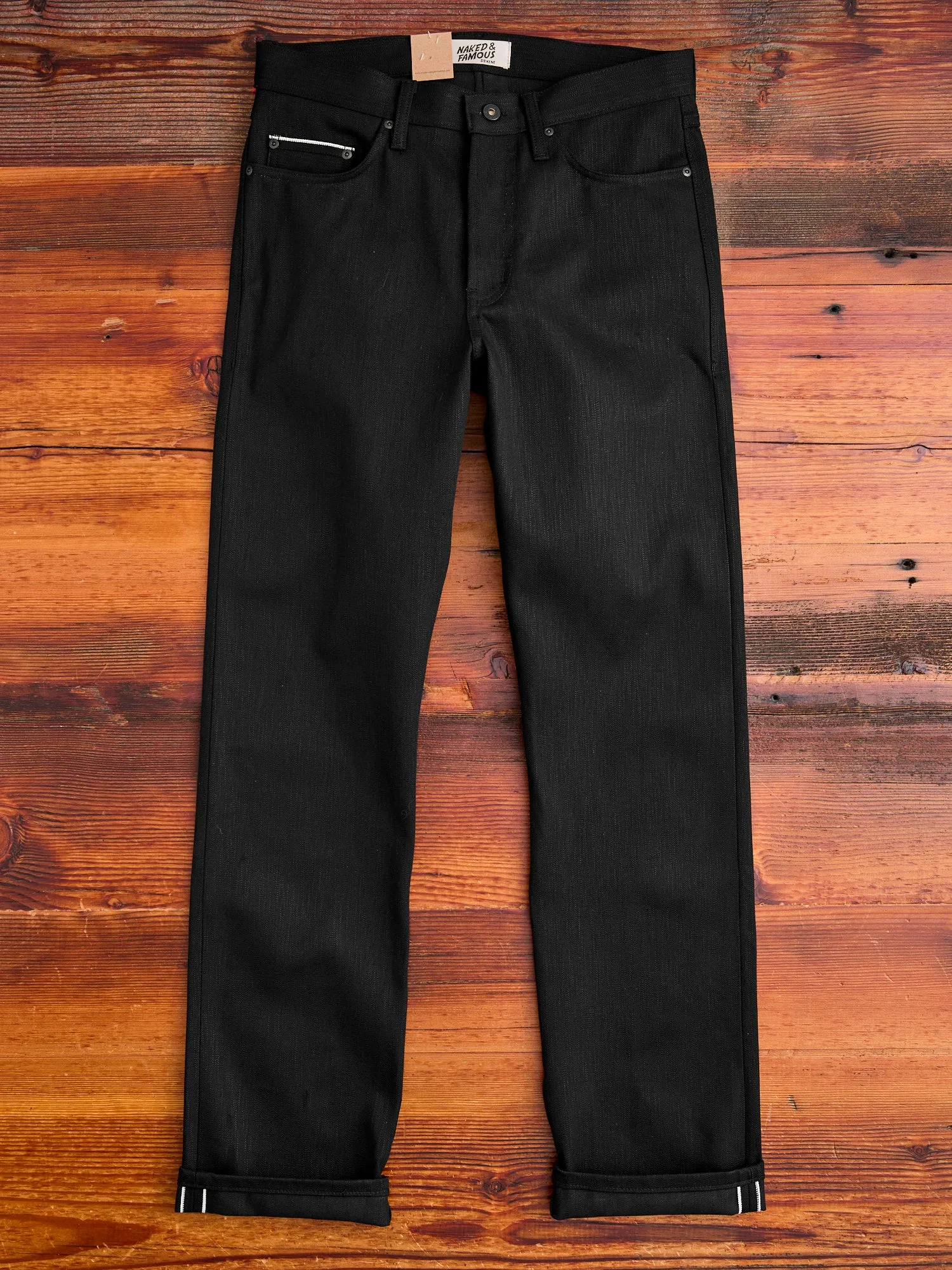 "Anniversary Left Hand Twill - Double Black Edition" 13.75oz Selvedge Denim - True Guy Fit