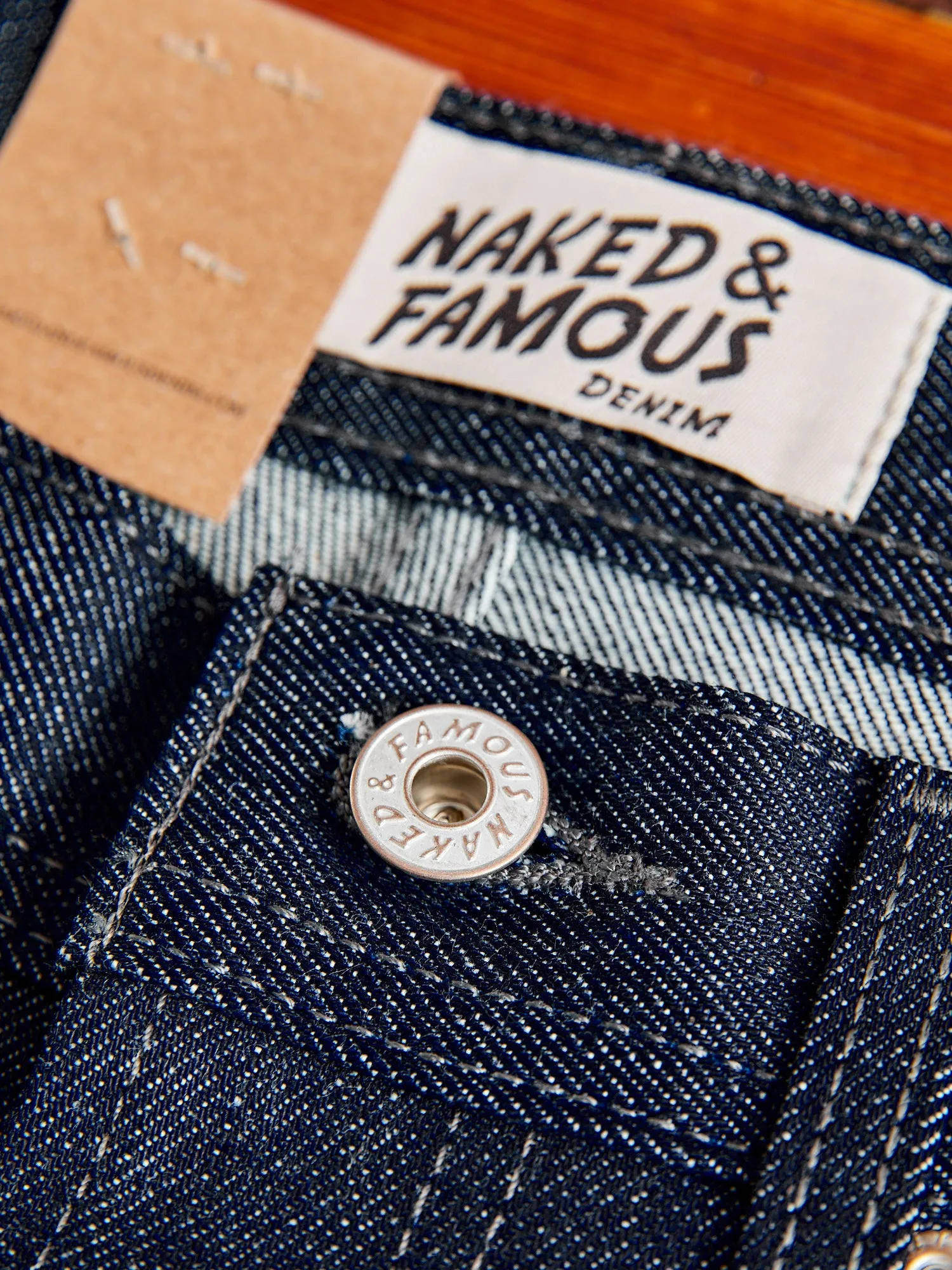 "Indigo Selvedge" 13oz Selvedge Denim - Weird Guy Fit