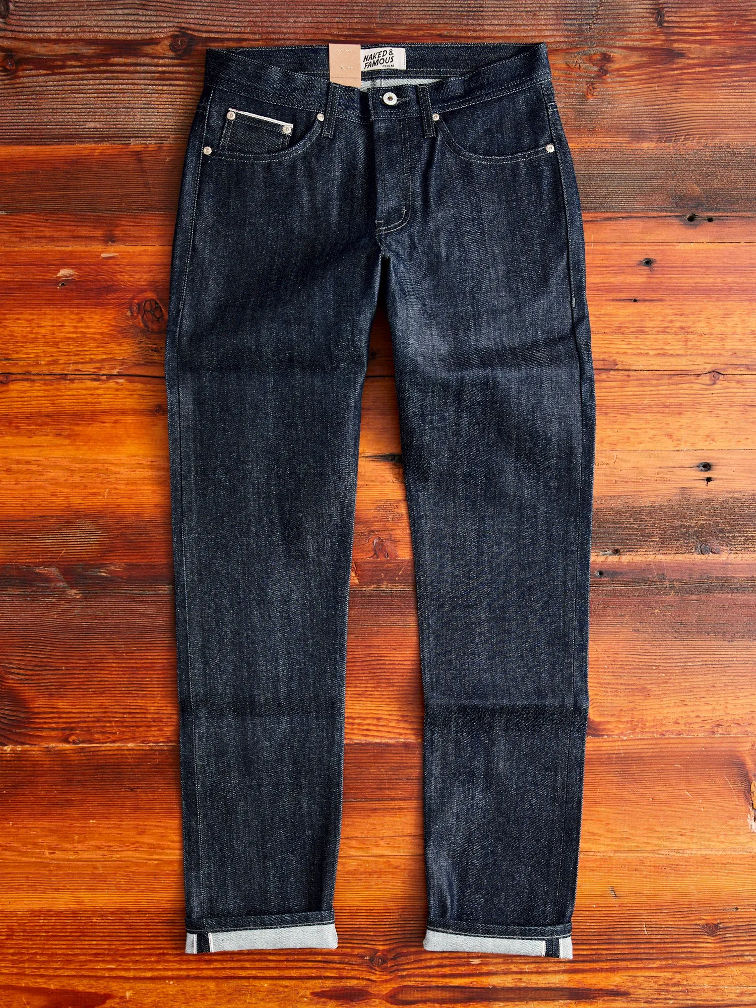 "Indigo Selvedge" 13oz Selvedge Denim - Weird Guy Fit
