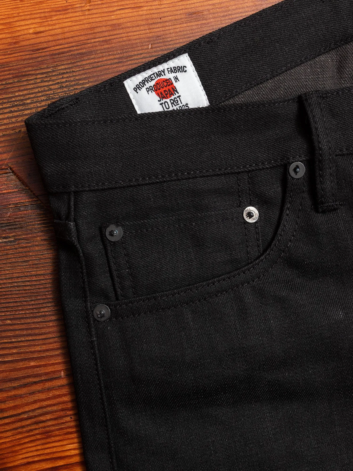 "Stealth Stanton" 15oz Selvedge in Black