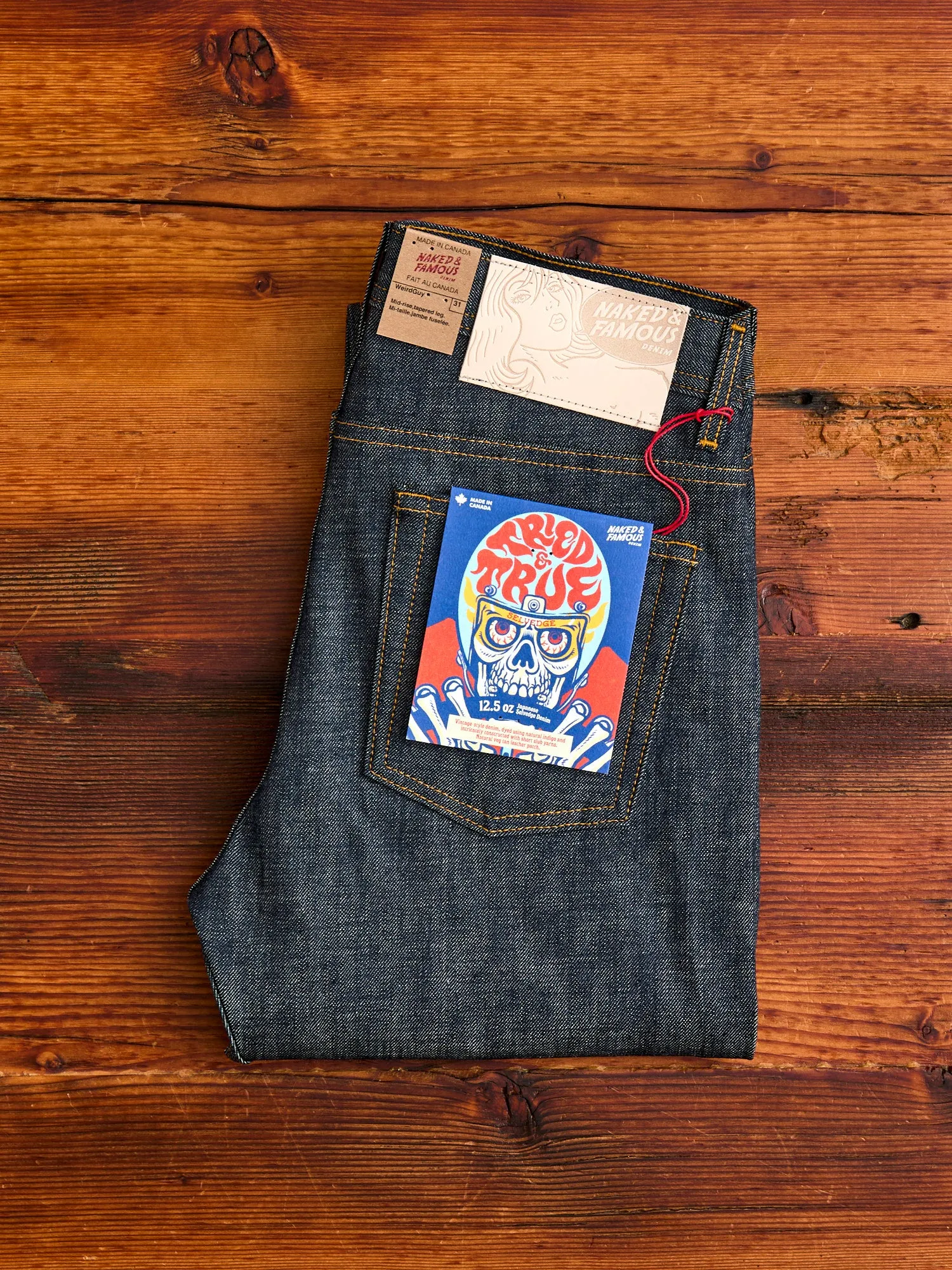 "Tried & True Selvedge" 12.5oz Selvedge Denim - Weird Guy Fit