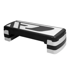 RDX 1P 20cm Aerobic Step Platform with 3 Level Risers 5cm Height Each
