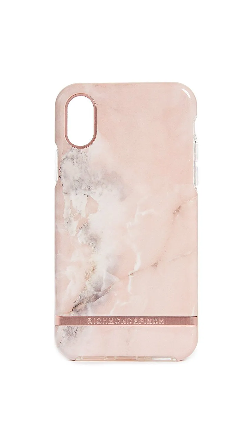RICHMOND & FINCH Case - Pink Marble / Rose Gold