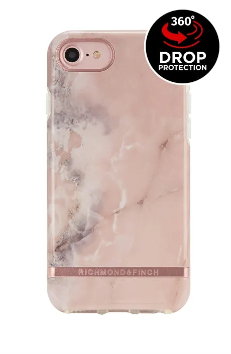 RICHMOND & FINCH Case - Pink Marble / Rose Gold