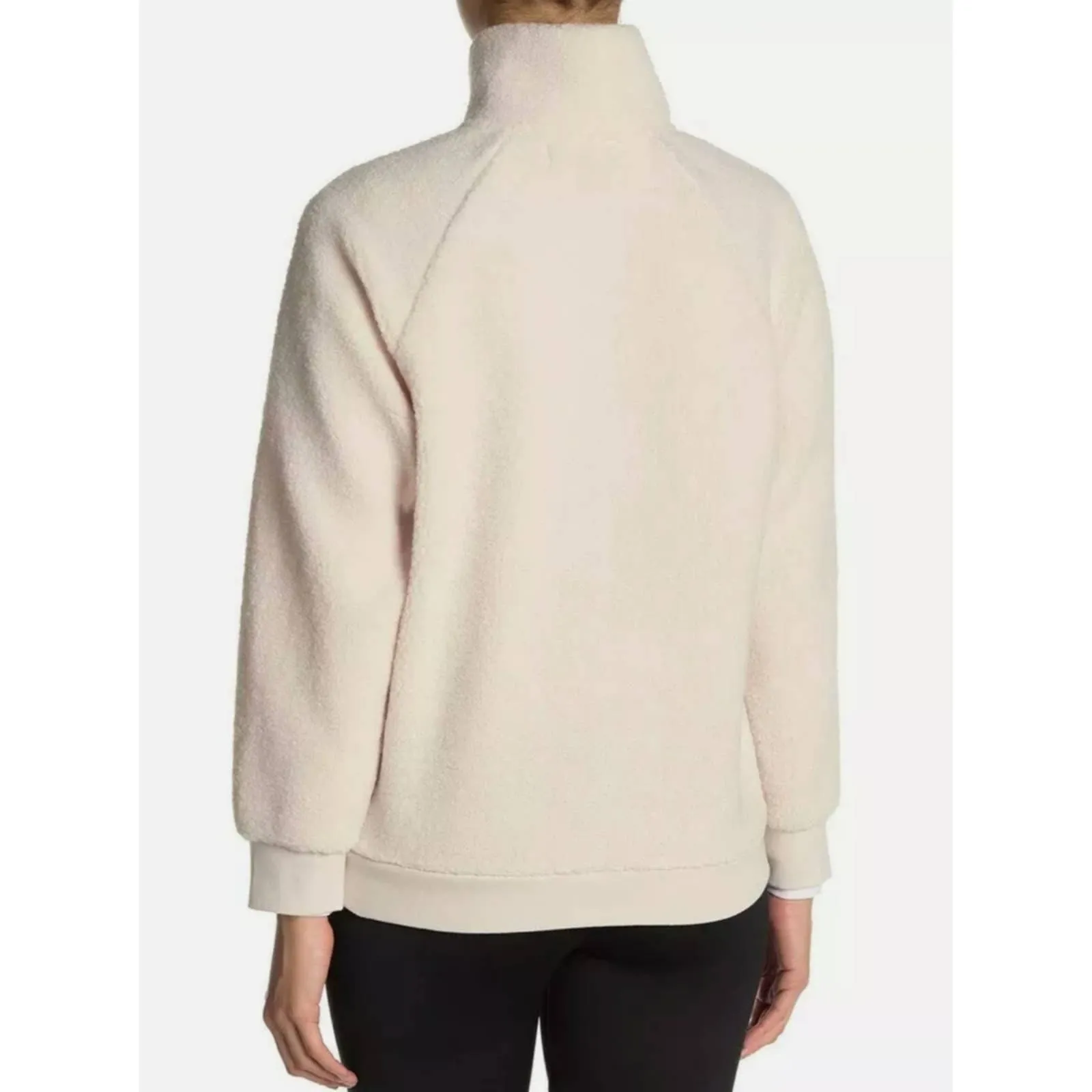 Sam Edelman Popcorn Faux Shearling Jacket Ivory Medium
