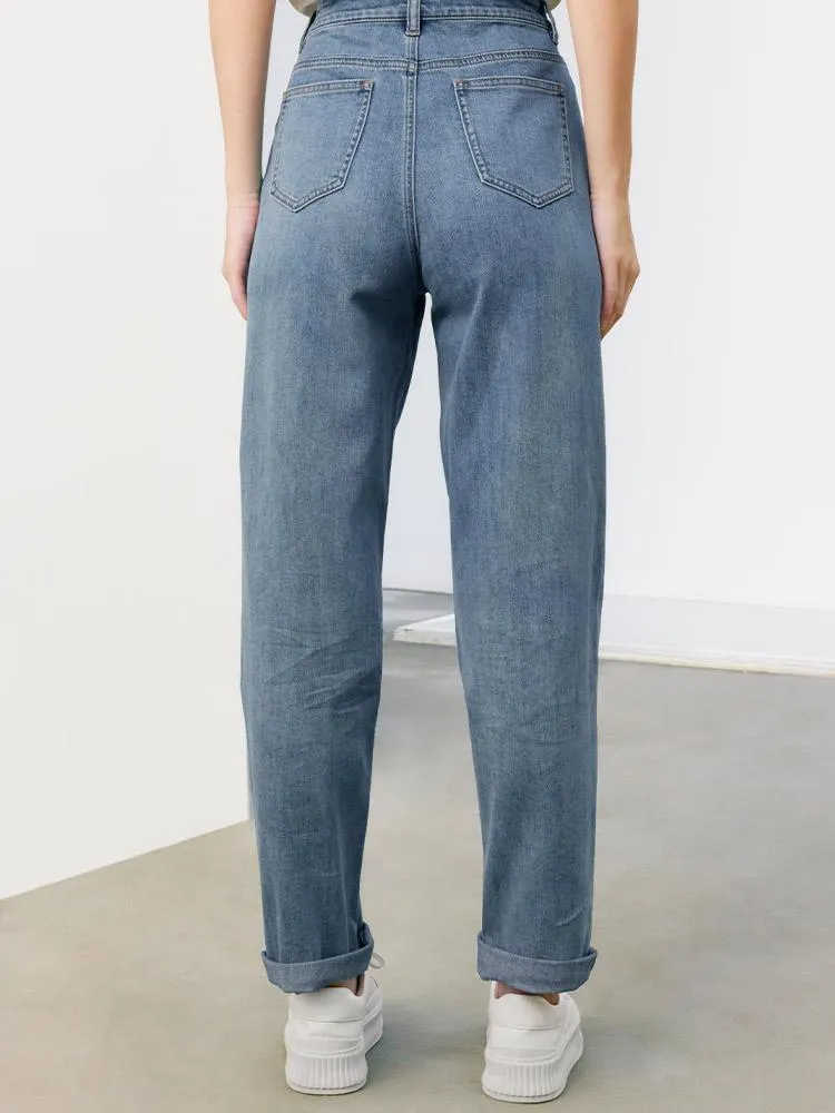 Studded Baggy Dad Jeans