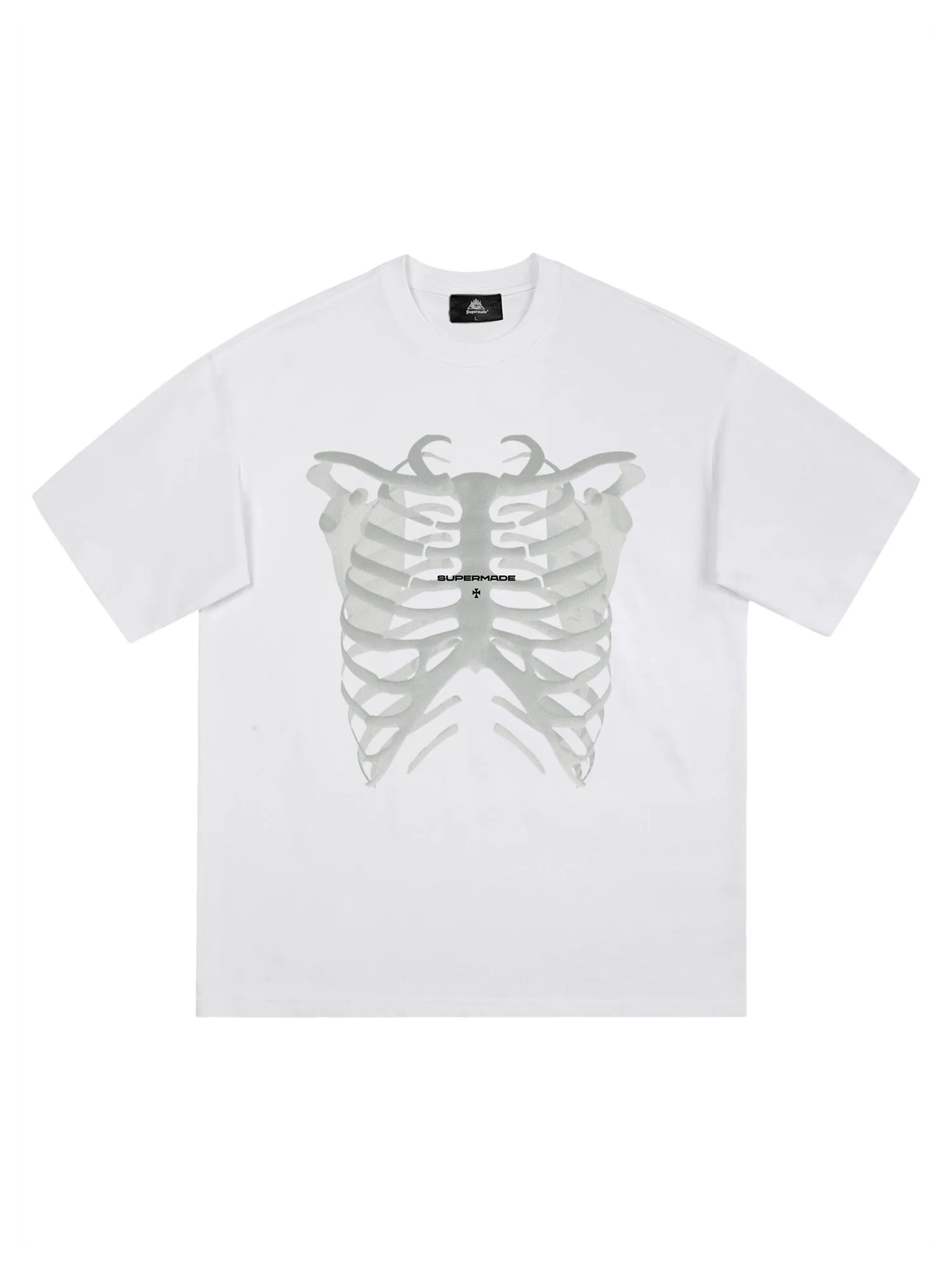 Thesupermade Skull Print T-shirt
