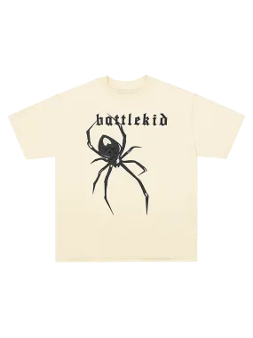Thesupermade Spider Print Street Rap T-Shirt