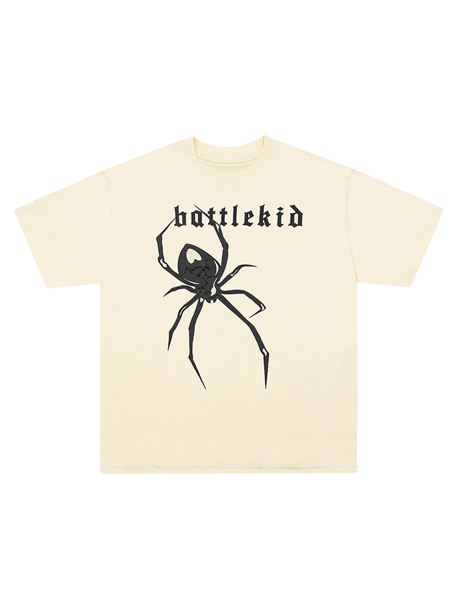 Thesupermade Spider Print Street Rap T-Shirt