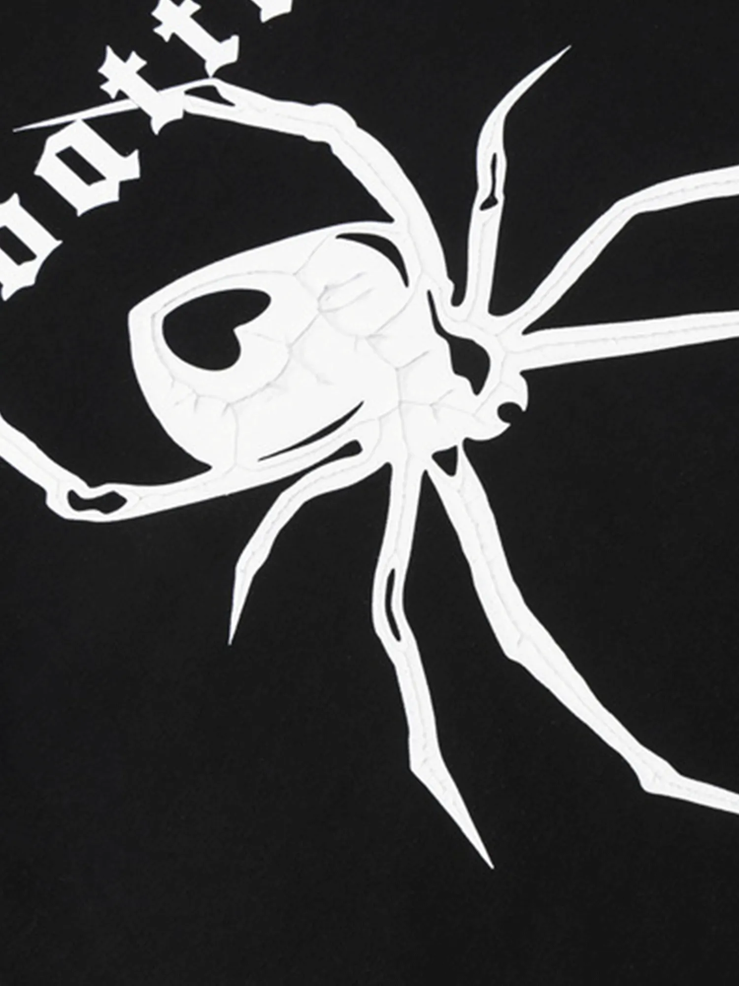 Thesupermade Spider Print Street Rap T-Shirt