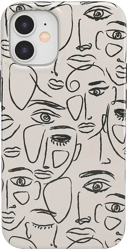 We're All Human | Minimal Face Art Case