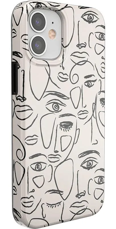 We're All Human | Minimal Face Art Case