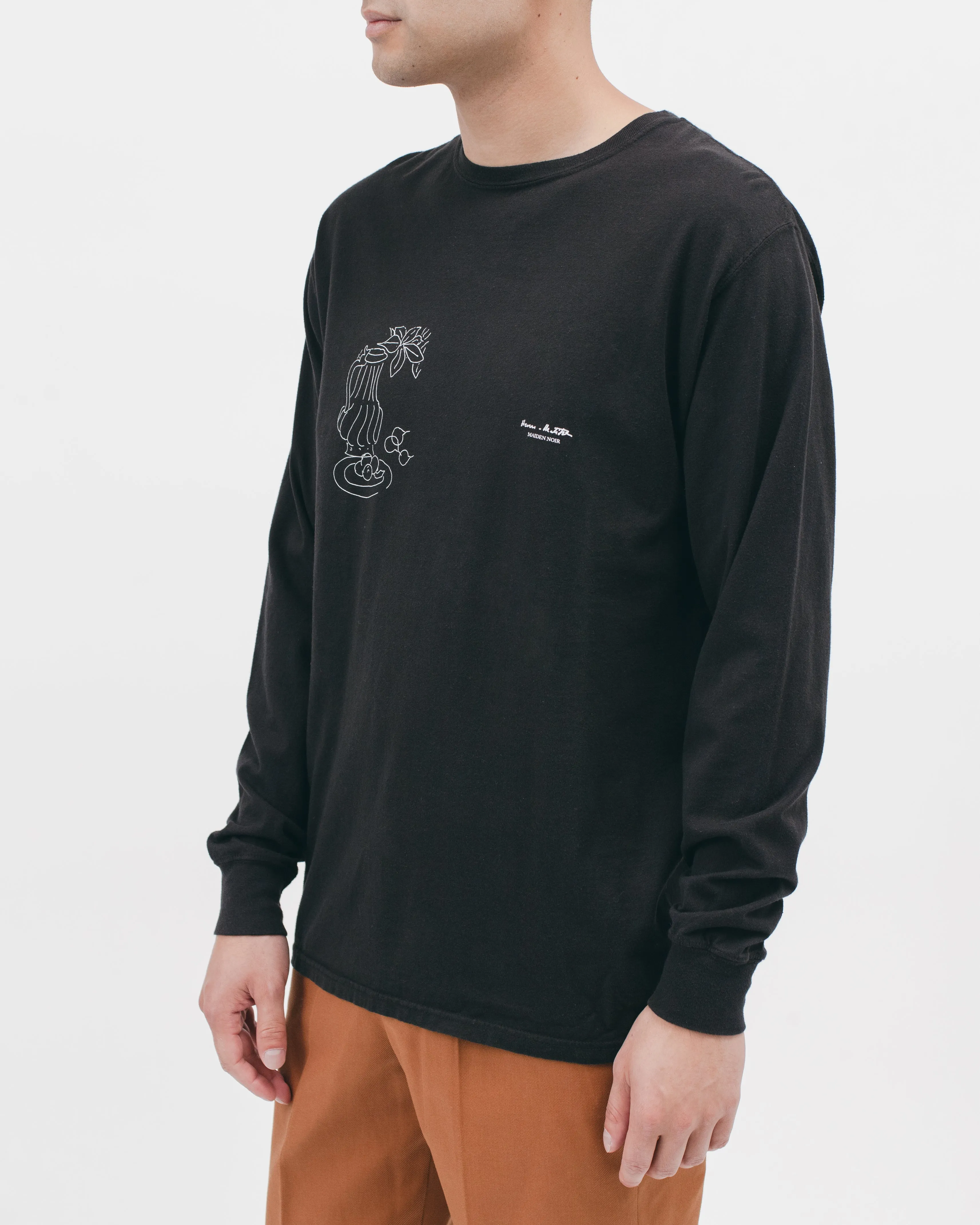 Window Into Tangier L/S Tee - Black