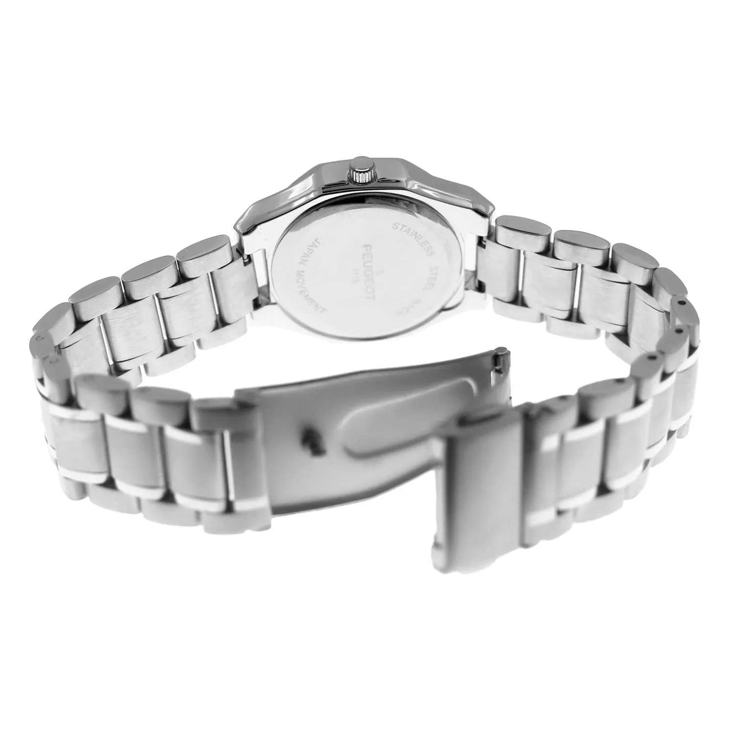 Women's 32mm Hex Shape Black Dial Bracelet Watch
