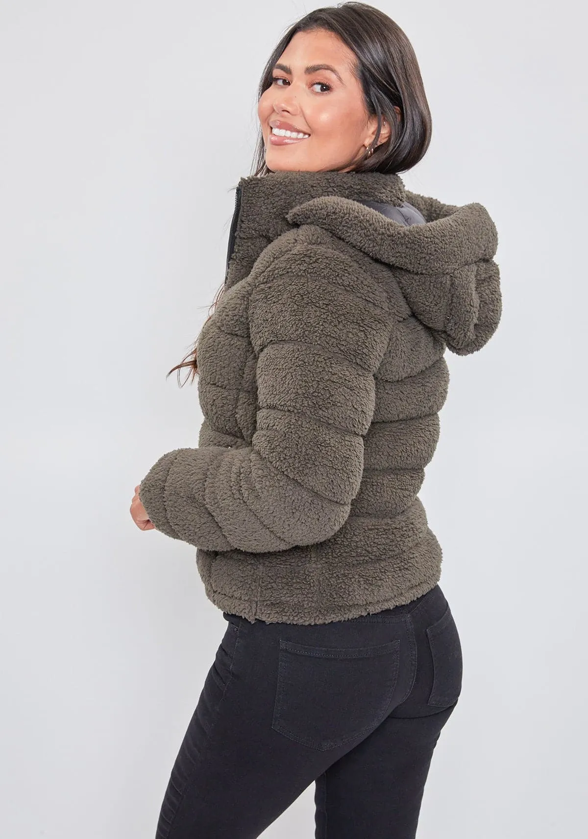 Women's Winter Poodle Fur Reversible Jacket